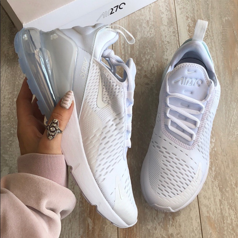 NWT Nike Air Max 270 Triple white - Picture 7 of 7